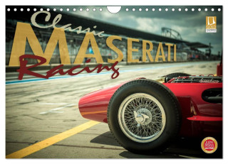 Classic Maserati Racing (Wandkalender 2024 DIN A4 quer), CALVENDO Monatskalender