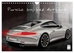 Porsche inspired Artwork by Reinhold Art's (Wandkalender 2024 DIN A4 quer), CALVENDO Monatskalender
