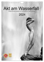 Akt am Wasserfall (Wandkalender 2024 DIN A4 hoch), CALVENDO Monatskalender