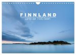 Finnland: Land der 1000 Seen (Wandkalender 2024 DIN A4 quer), CALVENDO Monatskalender