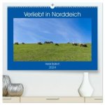 Verliebt in Norddeich (hochwertiger Premium Wandkalender 2024 DIN A2 quer), Kunstdruck in Hochglanz