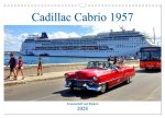 Cadillac Cabrio 1957 - Traumschiff auf Rädern (Wandkalender 2024 DIN A3 quer), CALVENDO Monatskalender