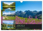Arosa - Atemberaubende Bergkulissen (Wandkalender 2024 DIN A4 quer), CALVENDO Monatskalender