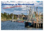 Unterwegs in Nordfriesland (Tischkalender 2024 DIN A5 quer), CALVENDO Monatskalender