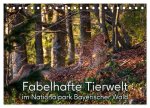 Fabelhafte Tierwelt im Nationalpark Bayerischer Wald (Tischkalender 2024 DIN A5 quer), CALVENDO Monatskalender
