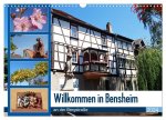 Willkommen in Bensheim an der Bergstraße (Wandkalender 2024 DIN A3 quer), CALVENDO Monatskalender