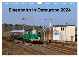 Eisenbahn Kalender 2024 - Oberlausitz und Nachbarländer (Wandkalender 2024 DIN A4 quer), CALVENDO Monatskalender