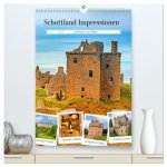 Schottland Impressionen - Schlösser und Whisky (hochwertiger Premium Wandkalender 2024 DIN A2 hoch), Kunstdruck in Hochglanz