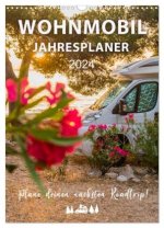 Wohnmobil Jahresplaner (Wandkalender 2024 DIN A3 hoch), CALVENDO Monatskalender