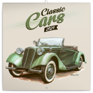 Classic Cars 2024 - nástěnný kalendář