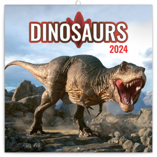 Dinosauři 2024 - nástěnný kalendář