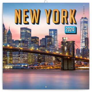 New York 2024 - nástěnný kalendář