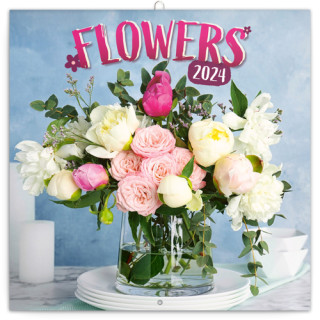 Květiny 2024 - nástěnný kalendář