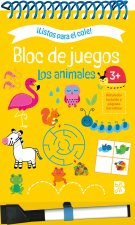 LISTOS PARA EL COLE BLOC DE JUEGOS LOS ANIMALES +3