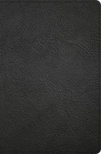KJV Personal Size Giant Print Bible, Black Genuine Leather