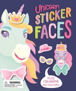 Unicorn Sticker Faces: With Coloring and Activities!