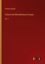 Critical and Miscellaneous Essays