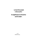 Lot and his people  in the Qur'ân: