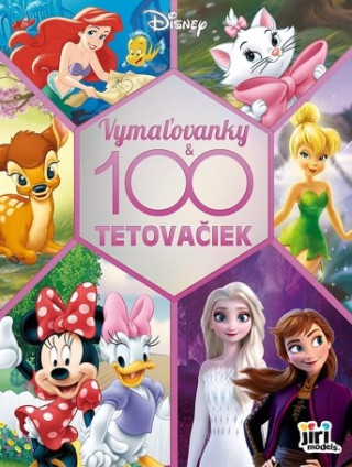 100 tetovačiek s vymaľovankami/ Pre dievčatá100