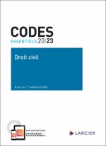 Code essentiel Droit civil 2023 - À jour au 1er septembre 2023