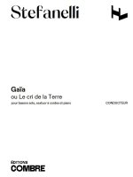 Gaïa ou Le cri de la Terre pour basson solo, sextuor à cordes et piano --- Conducteur