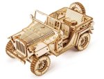 Robotime Drewniane Puzzle 3D Jeep Wojskowy