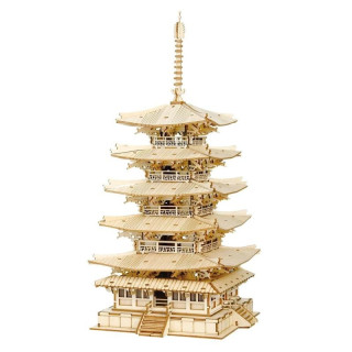 ROBOTIME Drewniane Puzzle 3D Pagoda