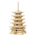 ROBOTIME Drewniane Puzzle 3D Pagoda