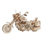 ROBOTIME Drewniane Puzzle 3D - Motocykl Cruiser