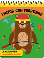 PINTAR CON PEGATINAS: DE ACAMPADA