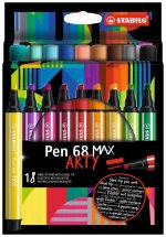 STABILO Pen 68 MAX Arty - 18 ks sada