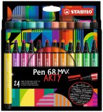 STABILO Pen 68 MAX Arty - 24 ks sada
