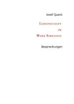 Leidenschaft im Werk Simenons