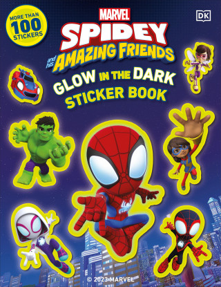 Marvel Spidey and His Amazing Friends Glow in the Dark Sticker Book: With More Than 100 Stickers