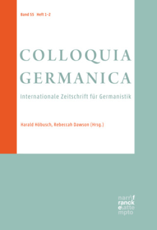 COLLOQUIA GERMANICA 55, 1-2