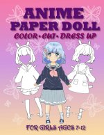 Anime Paper Doll for Girls Ages 7-12