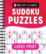Brain Games - Large Print Sudoku Puzzles (Swoosh)
