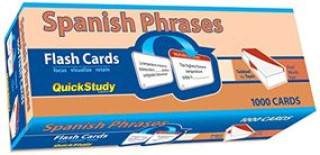 Spanish Phrases Flash Cards (1000 Cards) : A QuickStudy Reference Tool