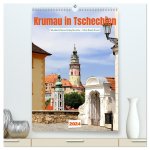 Krumau in Tschechien - Wunderschönes Cesky Krumlov (hochwertiger Premium Wandkalender 2024 DIN A2 hoch), Kunstdruck in Hochglanz