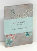 FLOWERS & BIRDS BLOSSOM WALLET NOTECARDS