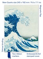 KATSUSHIKA HOKUSAI GREAT WAVE FOILED QUA