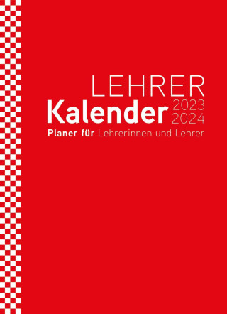 Lehrerkalender 2023/2024 Umschlagfarbe: rot