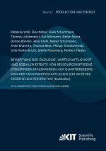 Bewertung der Ökologie, Wirtschaftlichkeit und sozialen Effekte von ressourceneffizienzsteigernden Maßnahmen auf Quartiersebene ? von der volkswirtsch