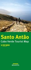 Santo Ant?o Cabo Verde Tourist Map 1:55300