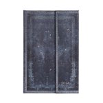 Inkblot (Old Leather Collection) Maxi Horizontal 12-month Dayplanner 2024 (Wrap Closure)