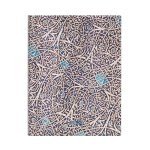 Granada Turquoise (Moorish Mosaic) Ultra Vertical 12-month Dayplanner 2024 (Elastic Band Closure)