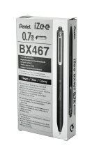 Długopis 0,7 mm BX467 czarny 12 szt.