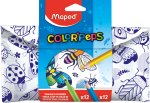 Piórnik Colorpeps do pokolorowania z akcesoriami