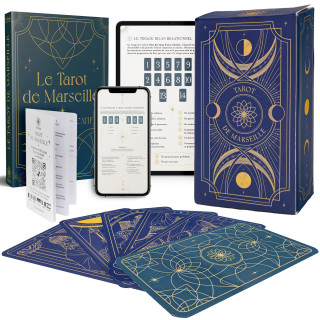 Tarot De Marseille - Tarot Divinatoire Avec Livret & E-Book Explicatif