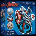 Holz Puzzle 160  Marvel Avengers - Captain America